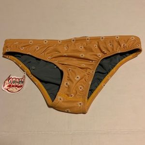 Jolyn Clothing Mustard Yellow Daisy Bikini Bottom